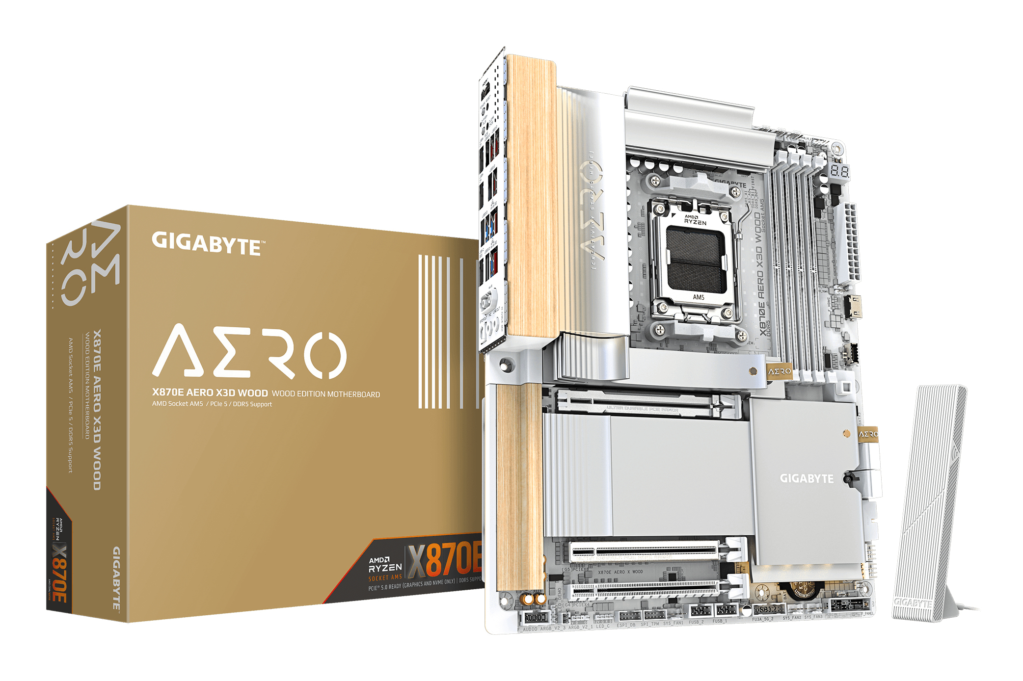 "X870E AERO X WOOD" GIGABYTE