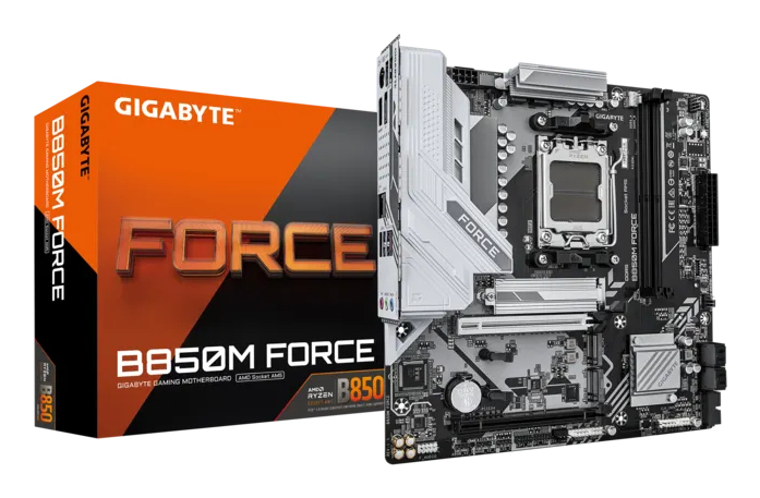 "B850M FORCE 1.1" GIGABYTE