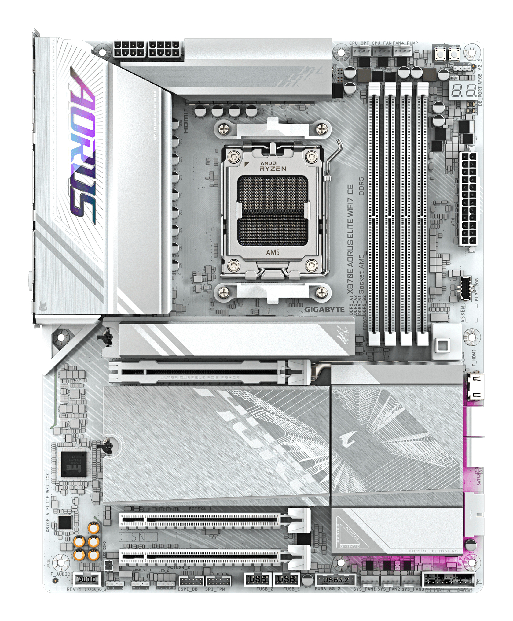 "X870E A ELITE WF7 ICE 1.3" GIGABYTE
