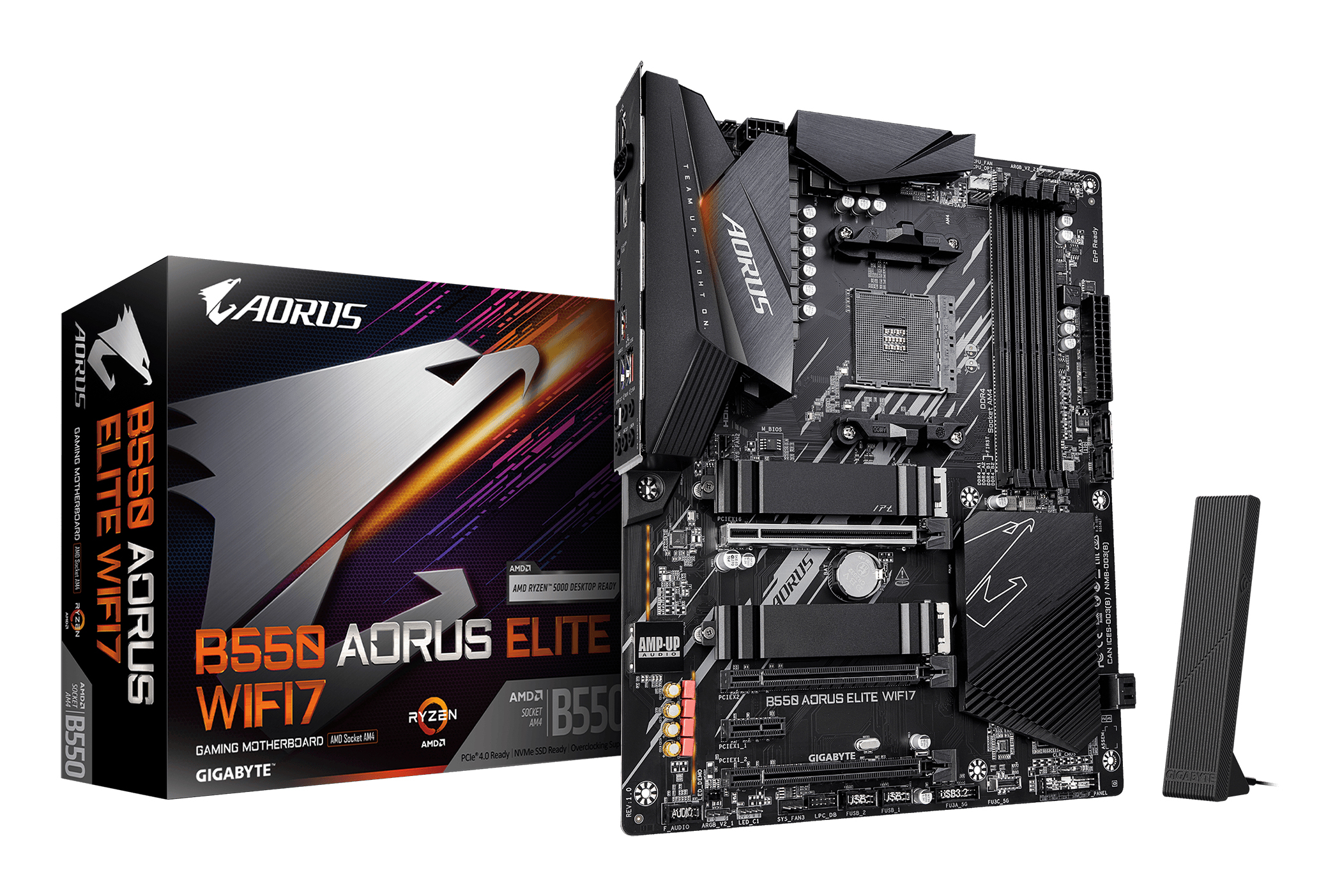 "B550 AORUS ELITE WF7" GIGABYTE