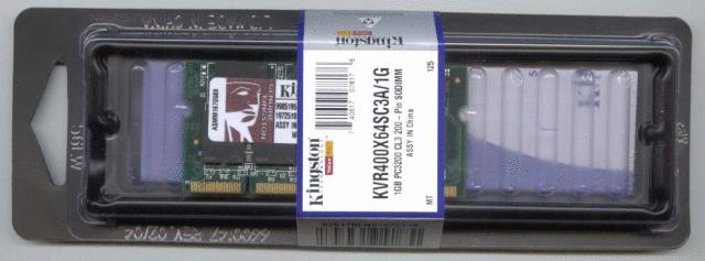 KVR400X64SC3A/1 Kingston Technology