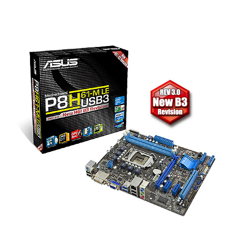 "P8H61-M LE/USB3 <REV.3.0>" ASUS
