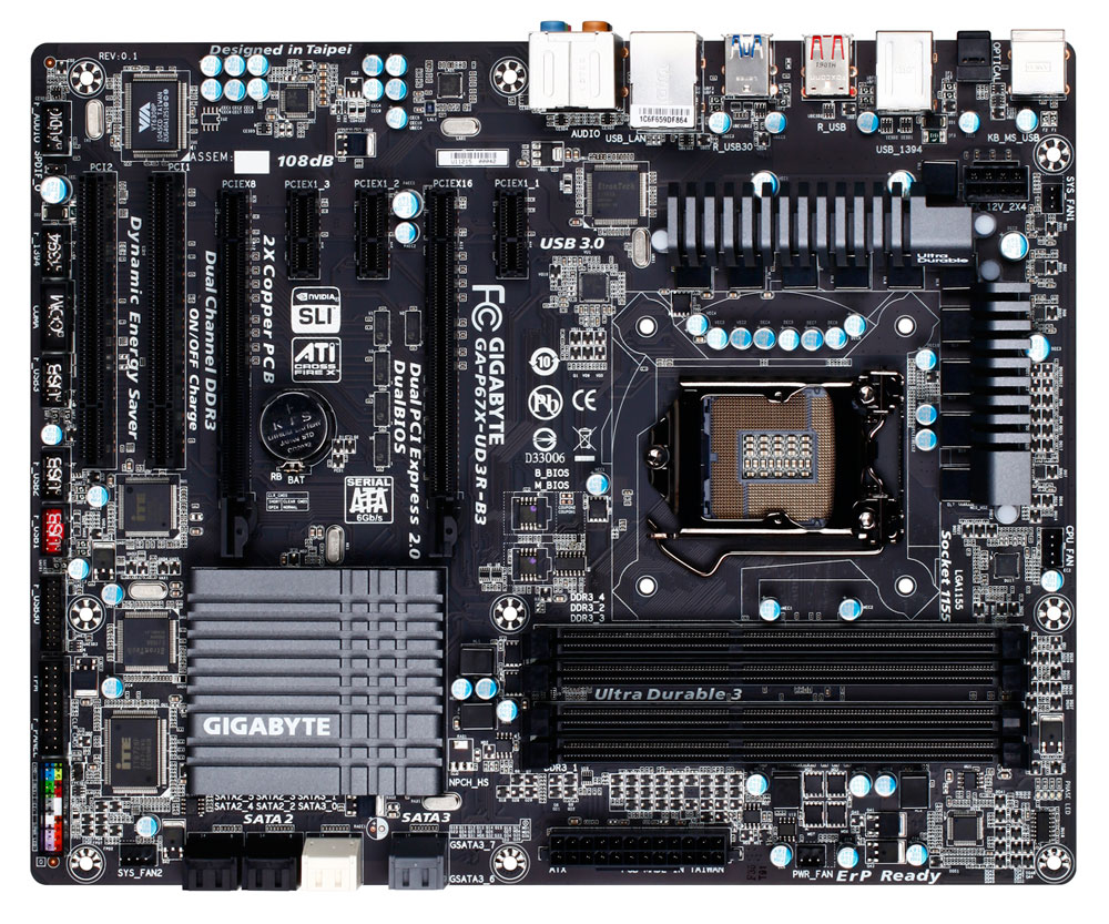 GA-P67X-UD3R-B3 GIGABYTE