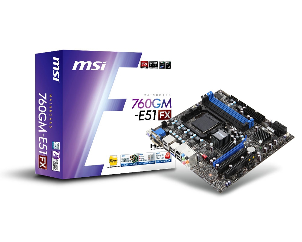 "760GM-E51 (FX)" MSI