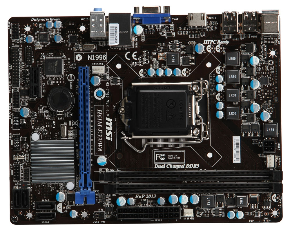H61M-E33/W8 MSI