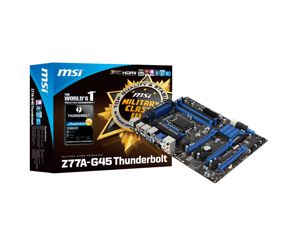 "Z77A-G45 THUNDERBOLT" MSI
