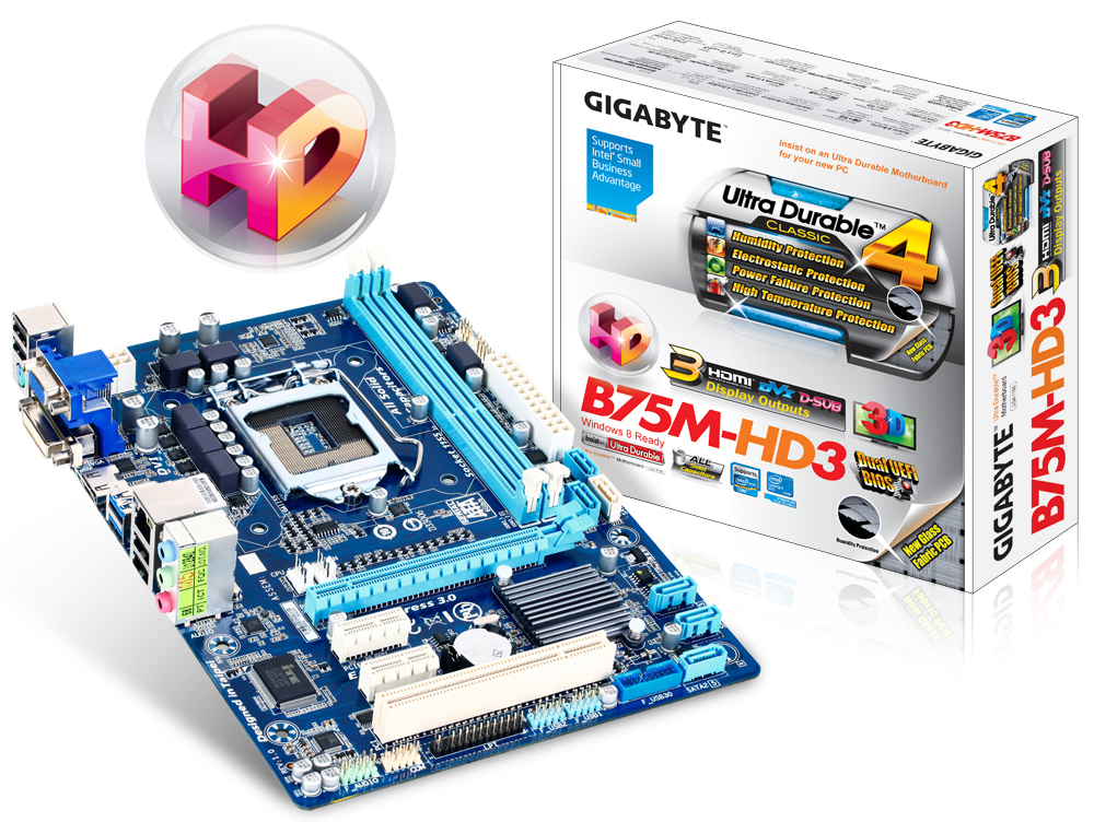 GA-B75M-HD3 GIGABYTE
