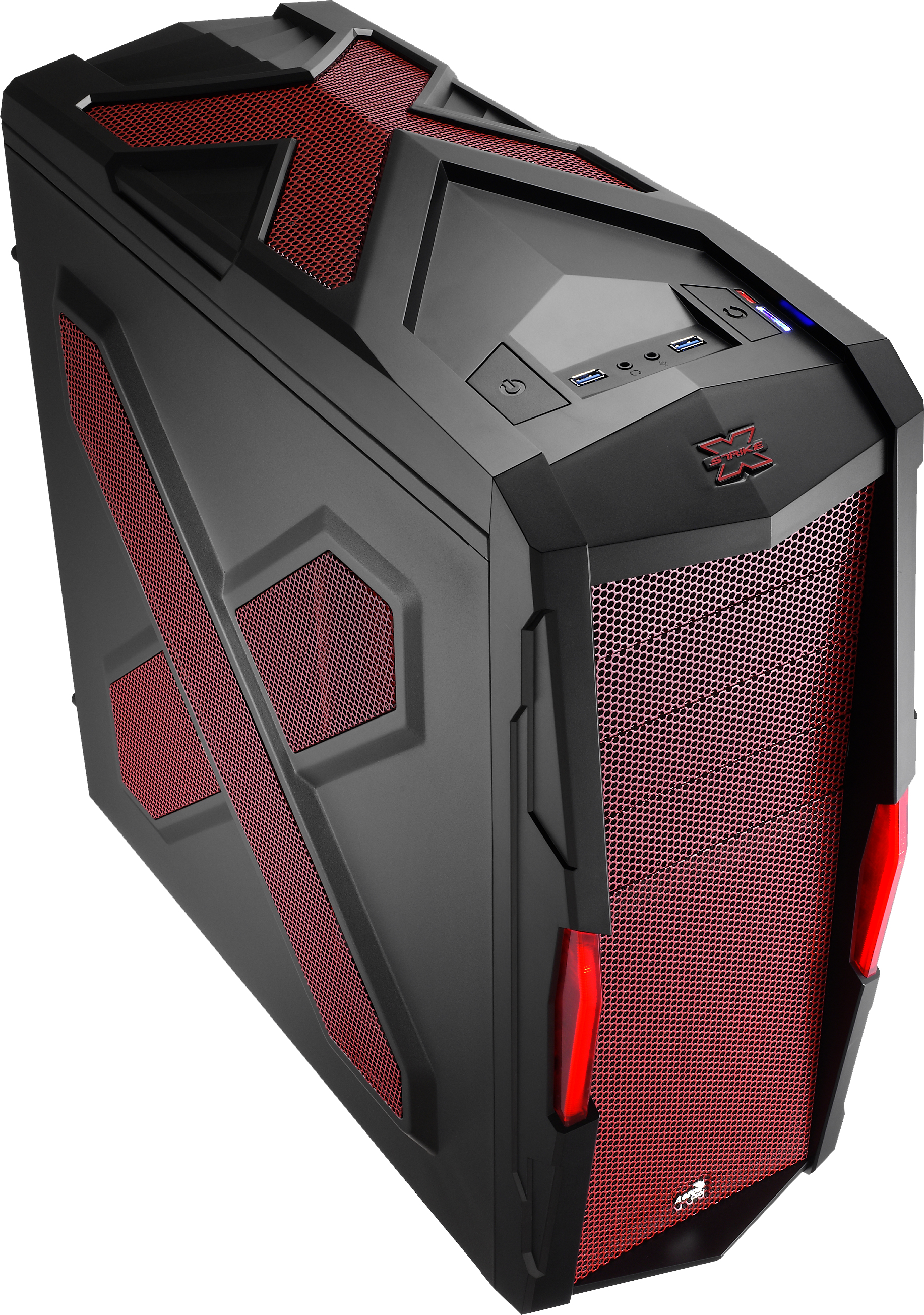 STRIKEXXTBKRED Aerocool