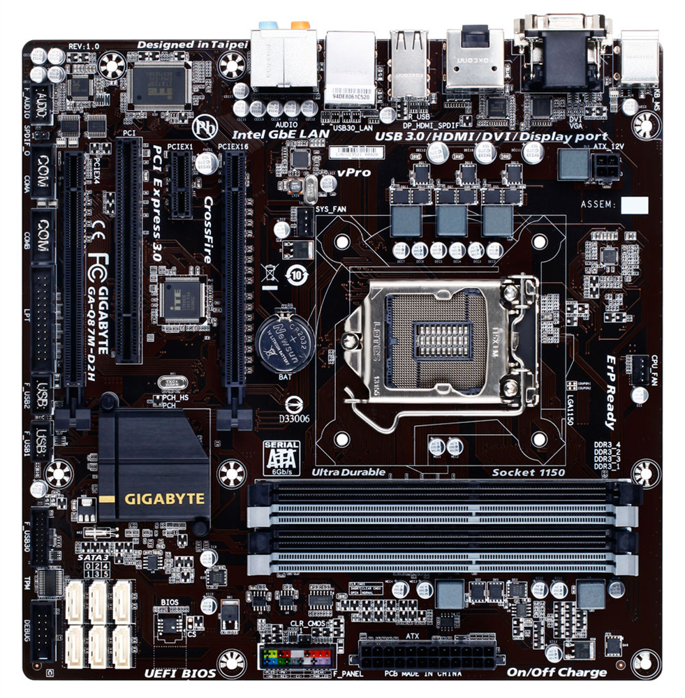 GA-Q87M-D2H GIGABYTE
